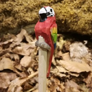 Wooden pencil macao parrot Scarlet