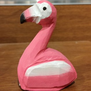 Wooden Handmade Sharpener - flamingo