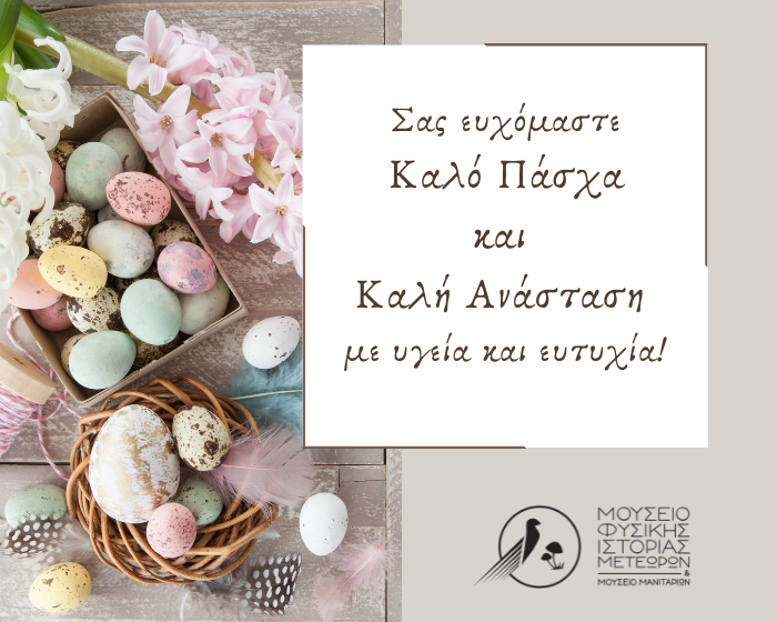 Ευχές για το Πάσχα από το Μουσείο Ευχές για το Πάσχα από το Μουσείο